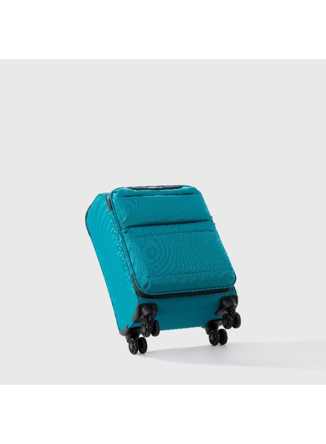 LIGHTGO 6947 cabin size Suitcase carry on Suitcase soft spinner luggage 20inch with TSA lock waterproof zipper travel case Turquoise color ultra-light case - Image 5
