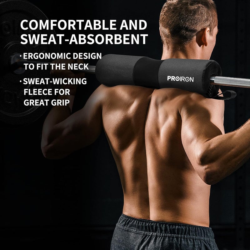 PROIRON Barbell Squat Pad - Adjustable Neck & Shoulder Protective Pad With Oxford fabric Non-slip surface Foam Sponge Pad for Squats, Lunges, Hip Thrusts, Weight Lifting & More - Image 4