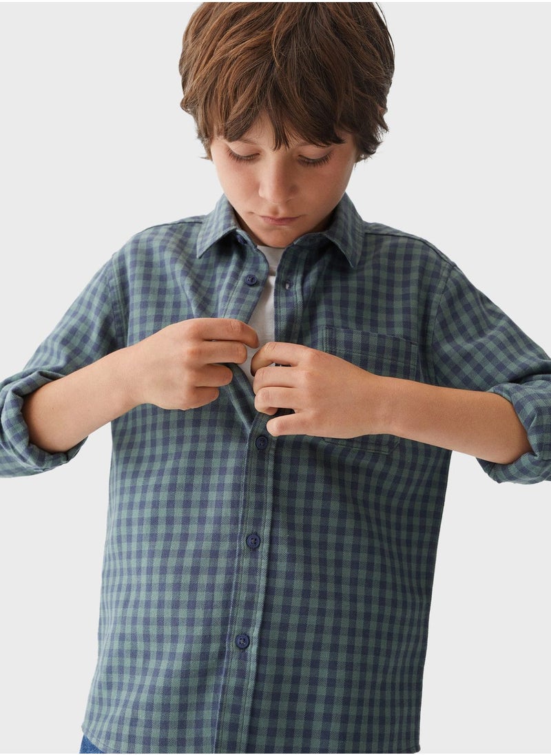 MANGO - Kids Essential Shirt - Image 1