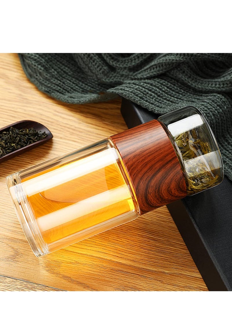 Captaintech Leakproof Travel Mug with Strainer Tea Tumbler 230ml - Image 4