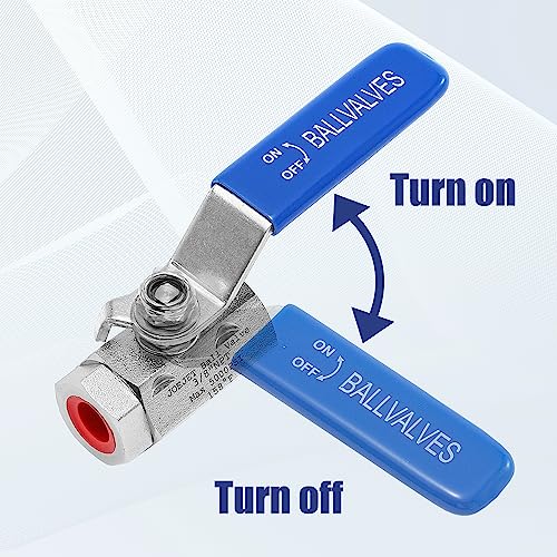 JOEJET High Pressure Washer Ball Valve Kit, 3/8" Quick Connect Ball Valve for Power Washer Hose, 5000 PSI - Image 4
