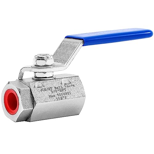 JOEJET High Pressure Washer Ball Valve Kit, 3/8" Quick Connect Ball Valve for Power Washer Hose, 5000 PSI - Image 5