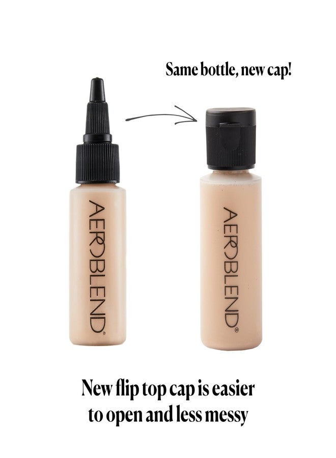 AEROBLEND Airbrush Foundation Makeup (O30) Professional, Water-Based, Buildable, Long-wearing, For all skin types, 1 oz - Image 3