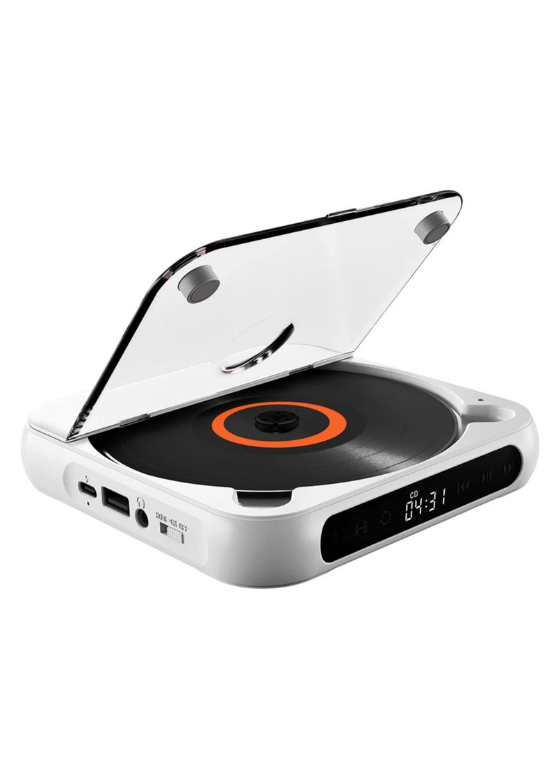 Generic - KC-918 Portable CD Player,  Personal CD Players with Bluetooth for Car, Travel or Language learning, Rechargeable Small Music Player - Image 1
