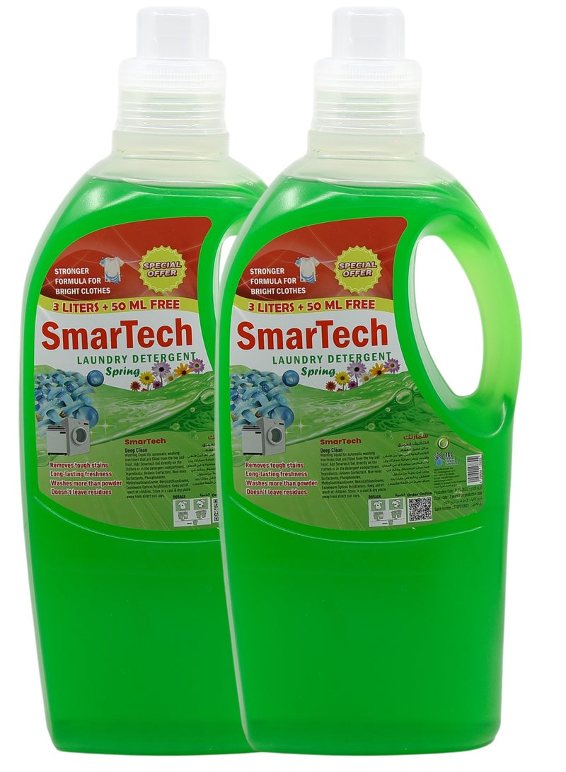 TCL Smartech Liquid Laundry Detergent 2PCS 3LT Each - Image 1
