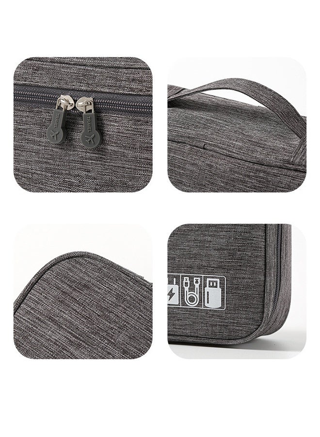 Double-layer digital storage bag with large capacity and multiple compartments for versatile organisation - Image 2