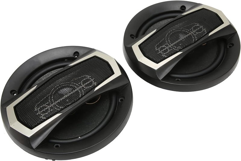 أنجريك Car Speaker, 600W 6inch 2pcs High and Low Sound Clear Sound Coaxial Car Speaker for All Car Sound Systems - Image 1