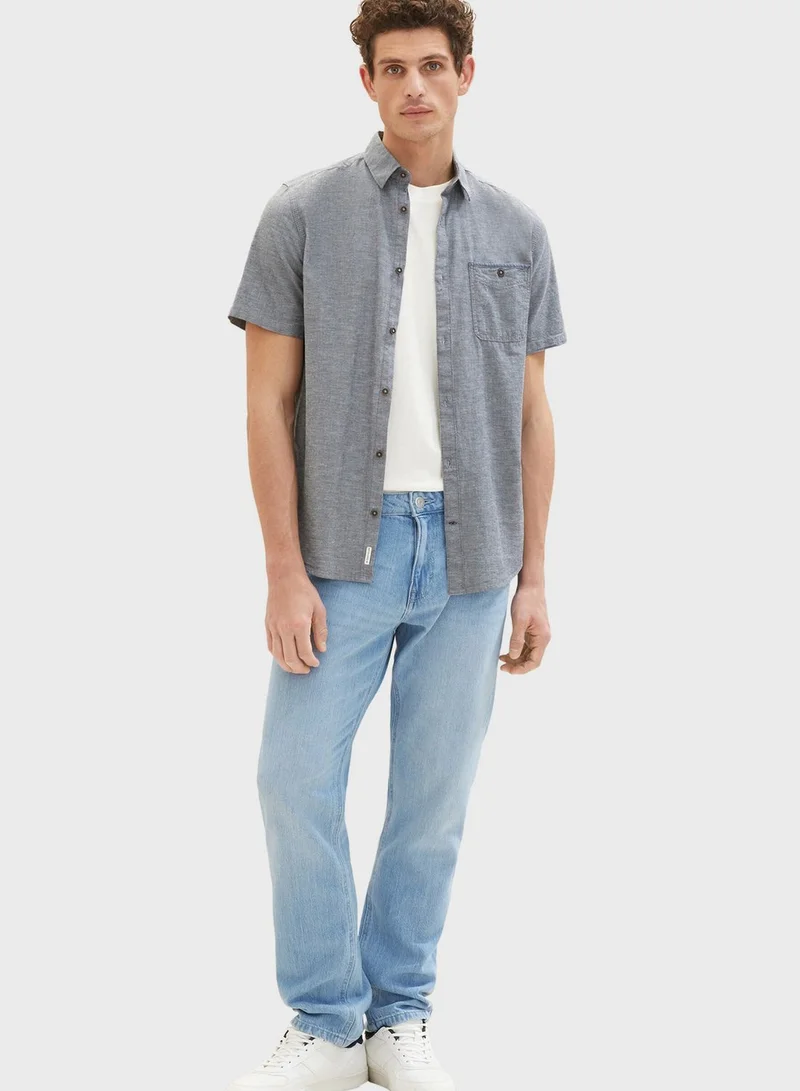 TOM TAILOR Pocket Detailed Regular Fit Shirt