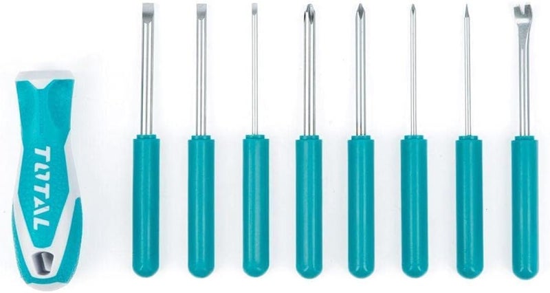 Total 8-in-1 Interchangeable Screwdriver Set - Image 3