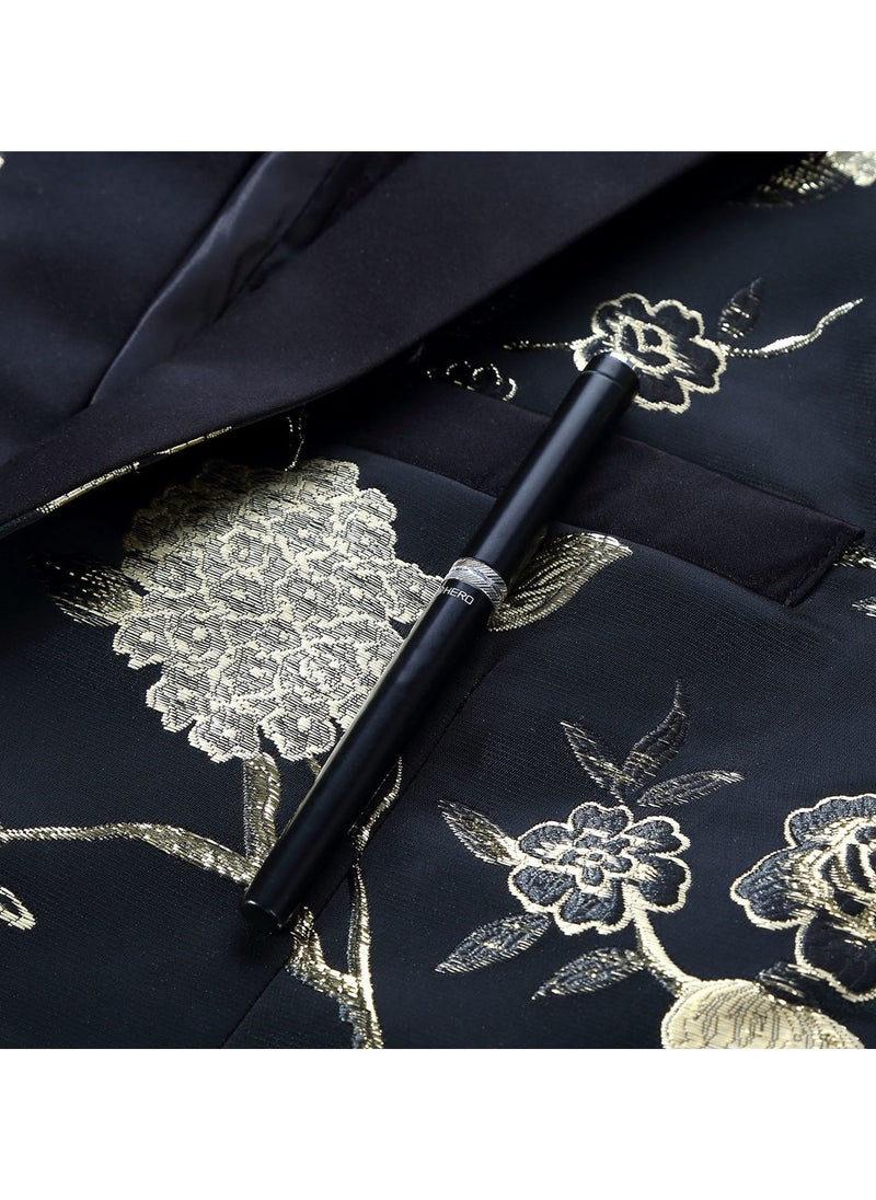 Shougu Pattern Printed Casual Suit Jacket  - Image 5