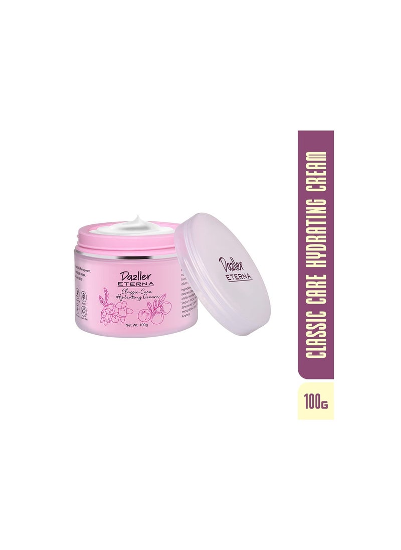 Dazller Classic Care Hydrating Cream 100g Deep Penetration Quick absorption Deep nourishment with Vitamin B5 Vitamin E