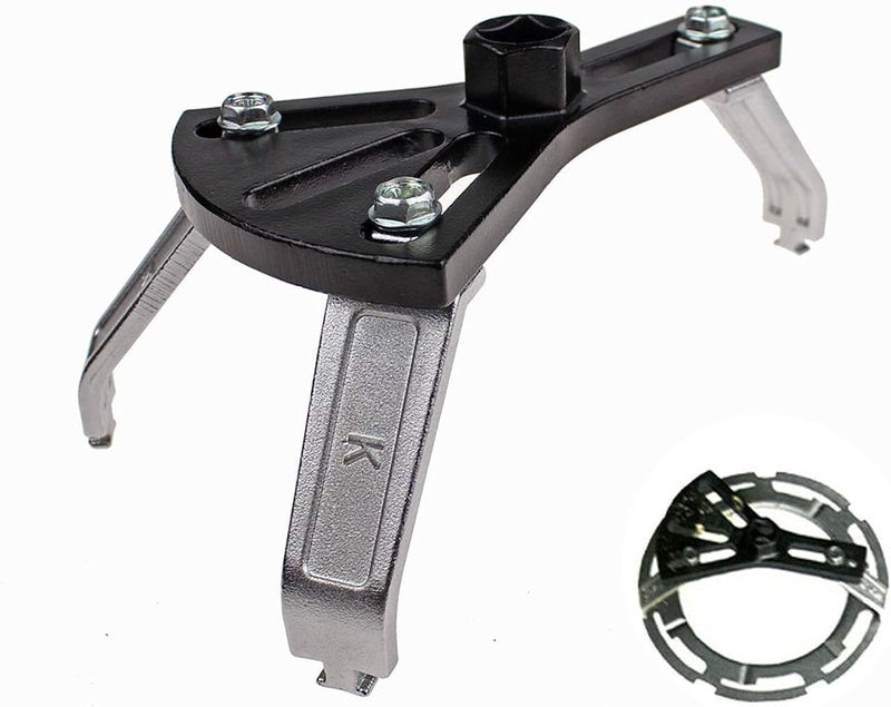 LPHUMEX Universal Fuel Pump Removal Tool, Adjustable Fuel Pump Lock Ring Tool, Fuel Tank Lock Ring Tool, Fuel Tank Repair Kit, 5.31" to 7.17" Adjustable Lock Ring Spanner - Image 1