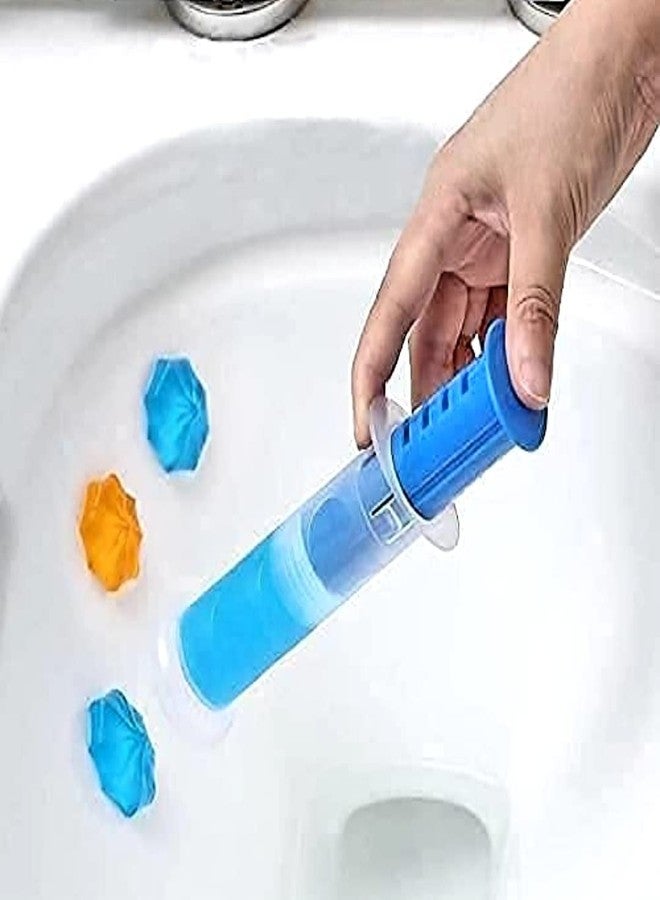 BVSC Toilet Freshener and Cleaner Flower Gel remove bad smell Cleaning Gel, Toilet Air Freshener and Cleaner, Ocean Flower Bathroom Freshener (multi) - Image 1