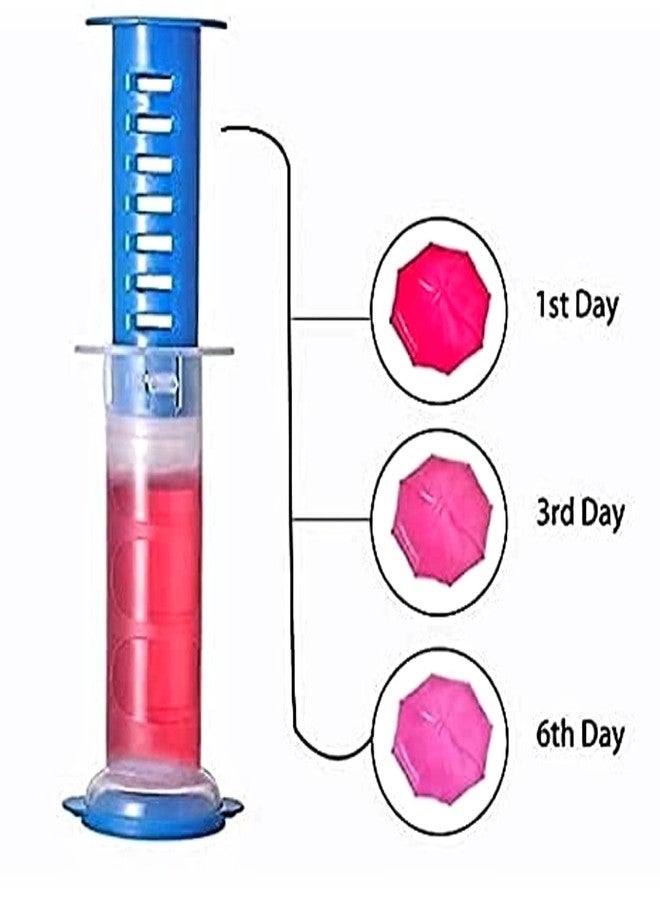 BVSC Toilet Freshener and Cleaner Flower Gel remove bad smell Cleaning Gel, Toilet Air Freshener and Cleaner, Ocean Flower Bathroom Freshener (multi) - Image 3