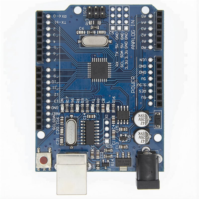 UNO R3 Dev Board No Soldering Pre Assembled Ready To Use Quick Setup For New Users - Image 1