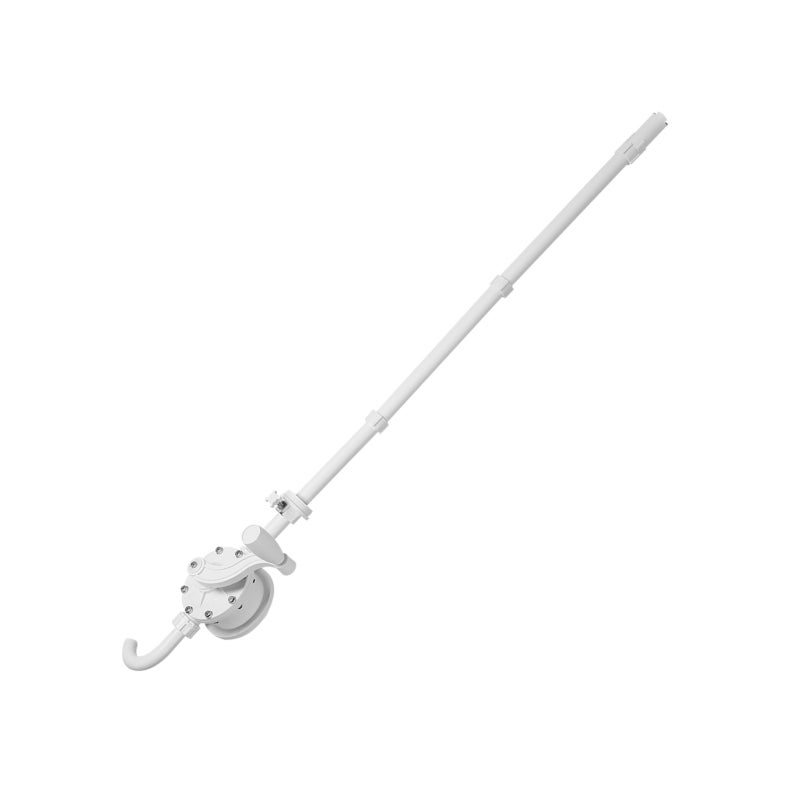 Rotary Barrel Chemical Pump ABS 27mm Inlet Durable Corrosion Resistant - Hand Crank Chemical Pump 21L/min Flow Rate for Chemical Automotive Industrial Use - Image 4