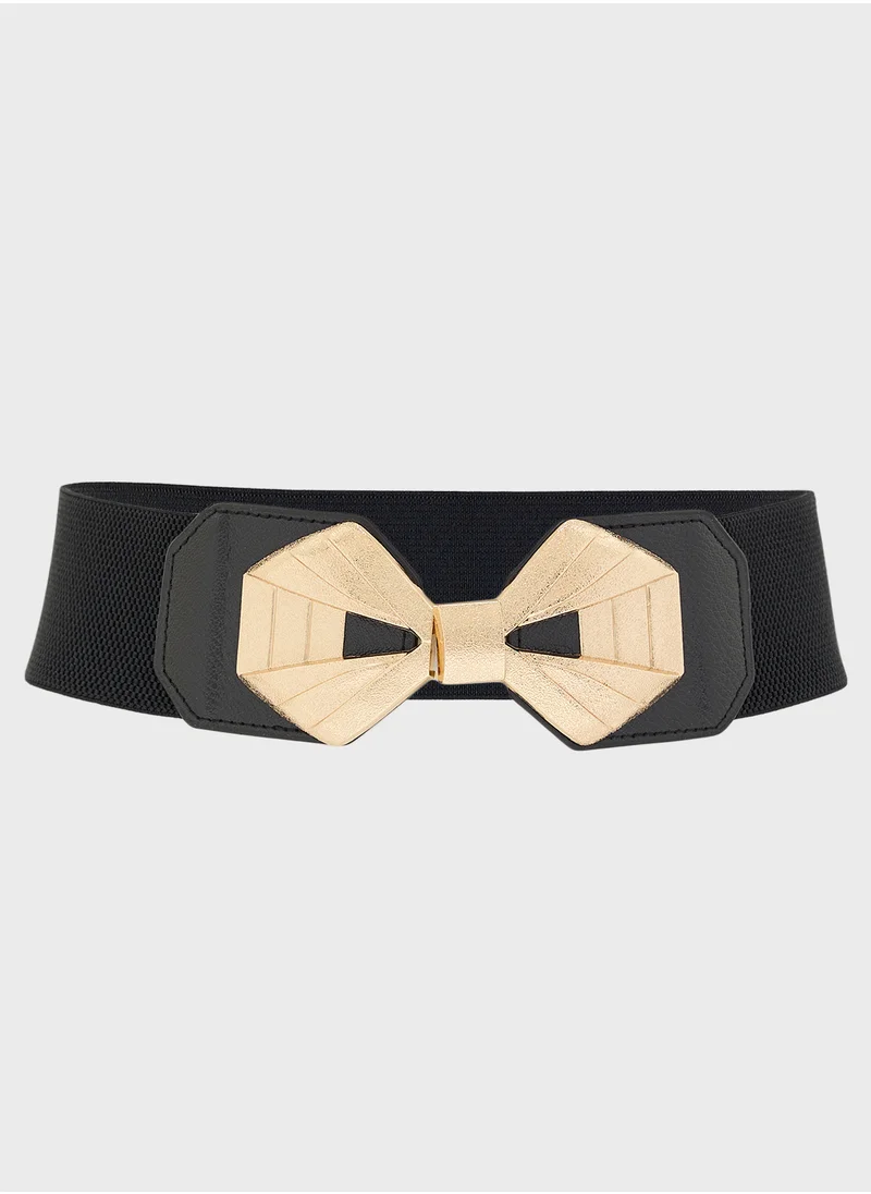 جينجر Waist Belt With Gold Buckle