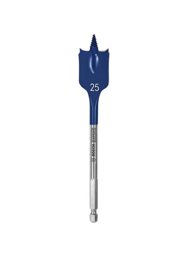 BOSCH Expert Self-Cut Speed Spade Drill Bit Silver and Blue 25 x 152mm JE2 608 900 322 - Image 1