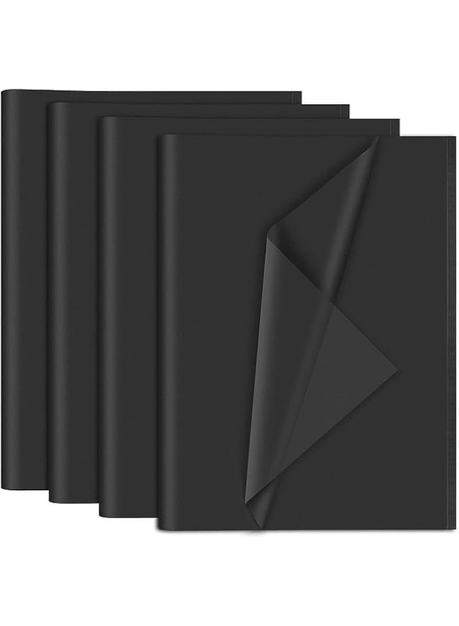 ECVV 50 Sheets Black Tissue Paper Gift Wrap Paper Bulk Art Tissue Gift Wrapping Accessory Paper for Graduation Birthday | Wedding | Holiday |  Party Decor | (50 * 70cm) - Image 1