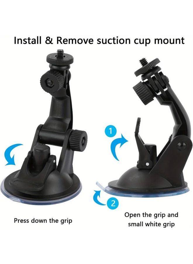 KK11 Model Car Suction Cup Mount for Action Cameras Windshield Dashboard Holder - Image 5