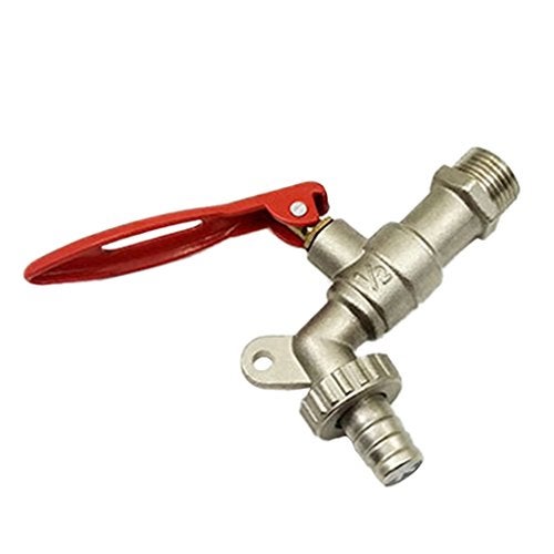 Ashu Supply PZ179000254IN Brass Faucet Locked Tap, Brass Finish - Image 1