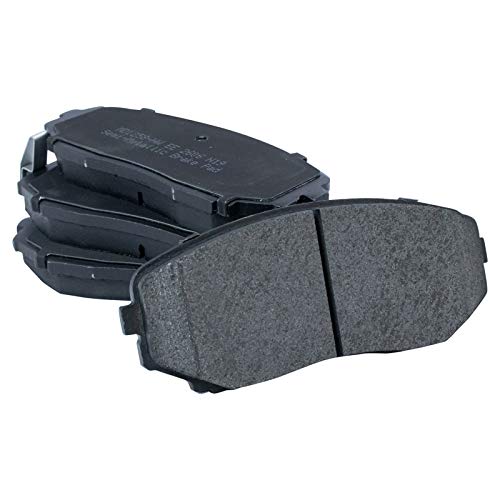 TRQ وسادات الفرامل الأمامية TRQ شبه معدنية متوافقة مع فورد إيدج 2007-2014 لينكولن MKX 2007-2015 مازدا CX-5 2019 CX-7 2007-2012 CX-9 2007-2021 - Image 5