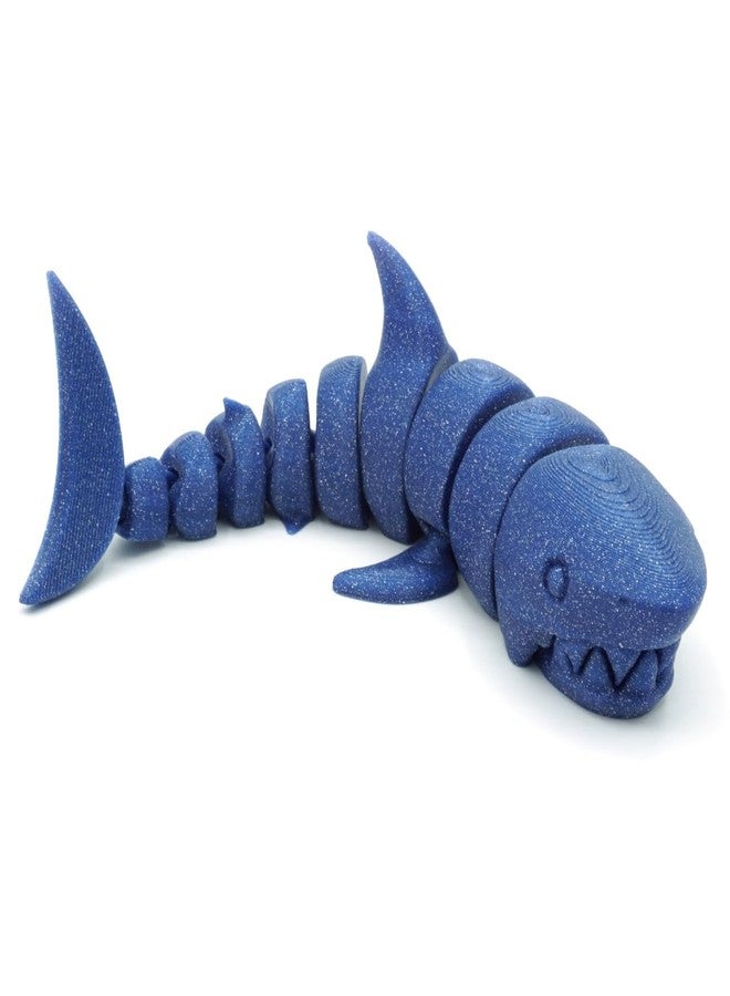 Beoals 3D Printed Articulated Shark - Flexible Fidget Shark Figure for Kids & Adults | Stress Relief Desk Toy | Unique Ocean Animal Gift, Cool 3D Printed Toy for Fun & Decoration - Image 5