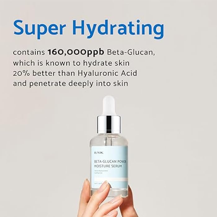 IUNIK Beta Glucan Daily Moisture Cream Beta-Glucan Power Deep Moisture Serum Intense Hydration Fortifying Skin Barrier Ultra Intense Hydrating Moisturizing Facial Moisturizer Korean - Image 4