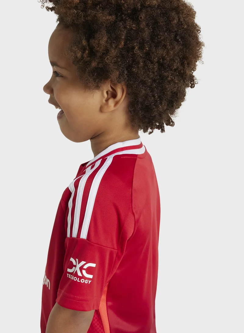 Adidas Kids Manchester United 24/25 Stadium Home Mini Kits