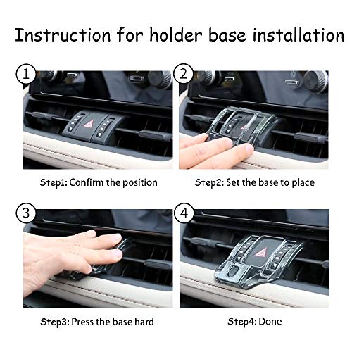 musttrue Car Phone Holder for Toyota RAV4 2019-2025,Hybrid XSE Limited,Prime XSE 2021-2025 Auto Accessories Navigation Bracket Interior Mobile Cell Phone Mount（Not Fit RAV4 LE,XLE,Prime SE） - Image 4