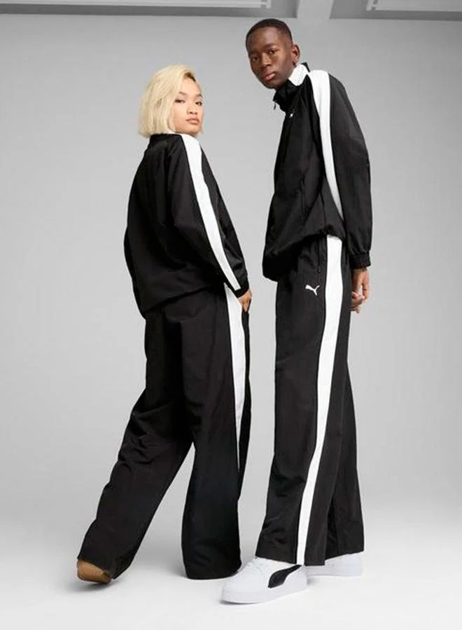 Puma black T7 Oversized Track Pants for Men | Best Price UAE