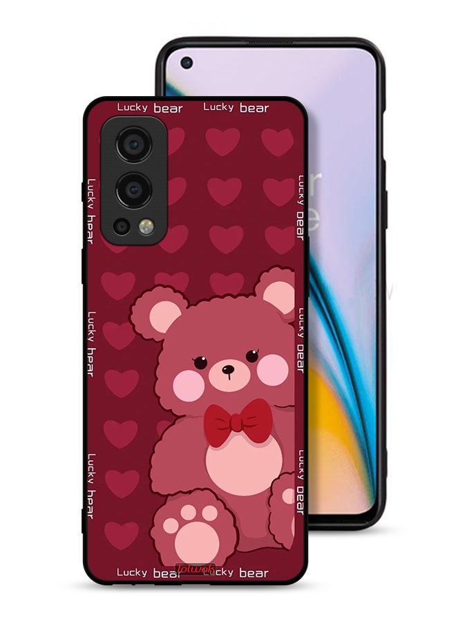 Tolwak OnePlus Nord 2 5G Protective Case Cover Lucky Bear - Image 1