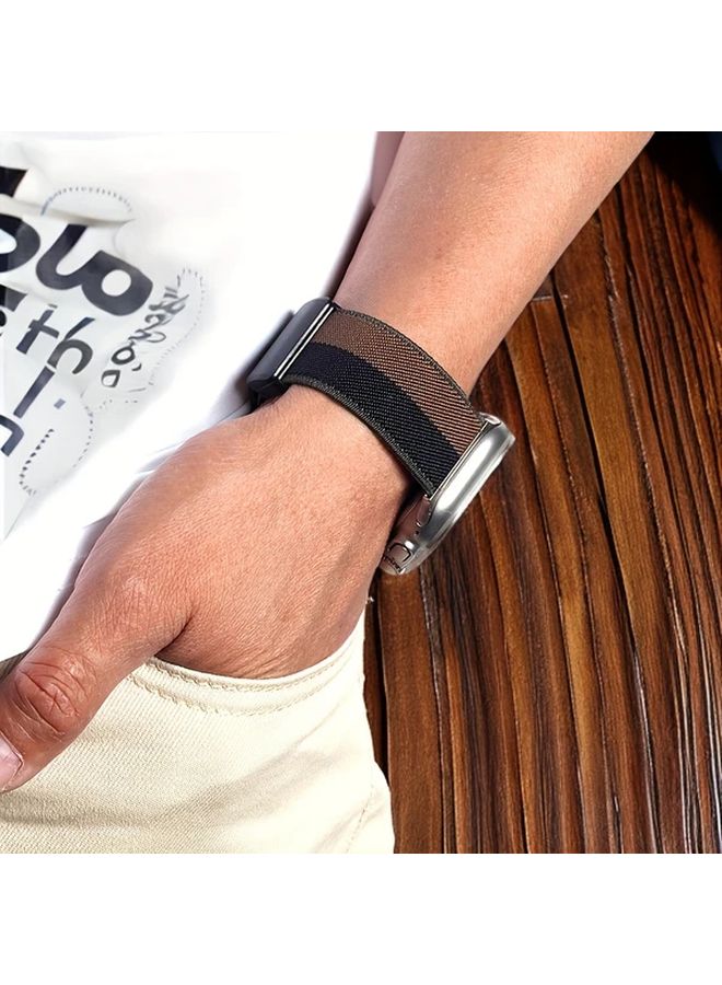 Magnetic Solo Loop Stretchy Bands Compatible With iWatch 38 40 41 42 44 45 49mm Mixed Color - Image 4