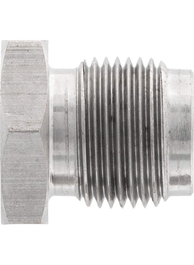 4LIFETIMELINES Stainless Steel Brake Line Tube Nut, 3/16 (M10x1.0 Bubble), Bag of 10 - Image 2