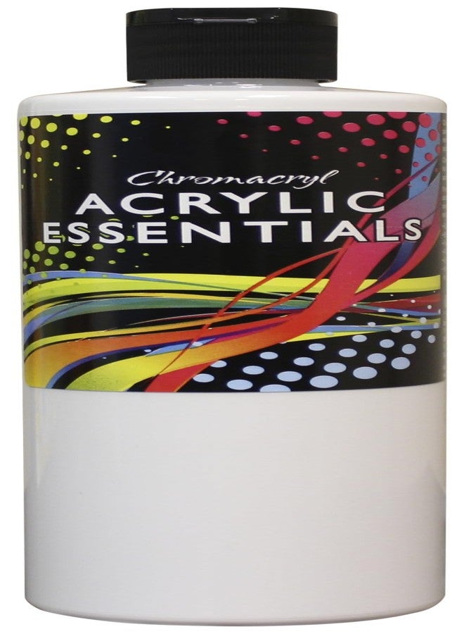 Chromacryl Acrylic Essentials, Block Out White, Pint