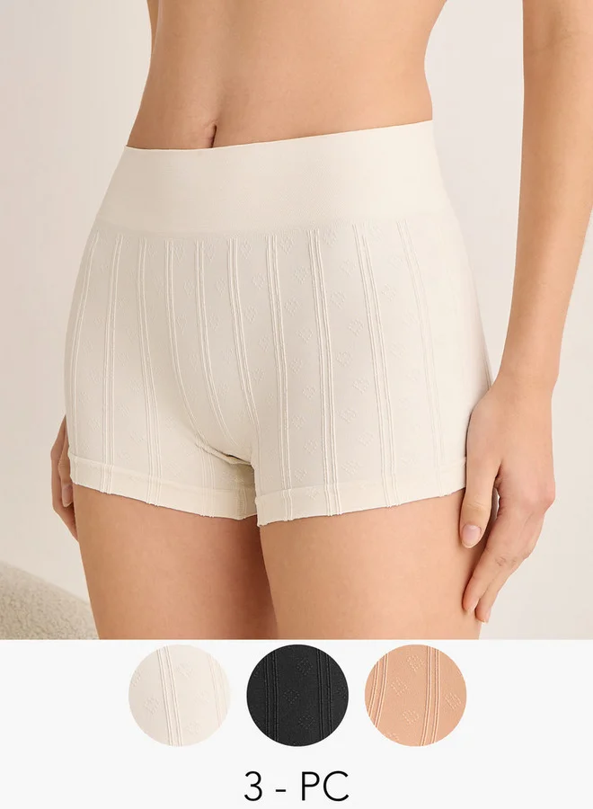 سبلاش فيڤ Set of 3 - Boyleg Briefs Textured