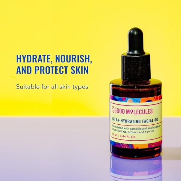 Good Molecules Ultra-Hydrating Facial Oil - Face Moisturizer with Nourishing Sea Buckthorn and Camellia Oils - Hydrating Skin Care for Face - Image 2