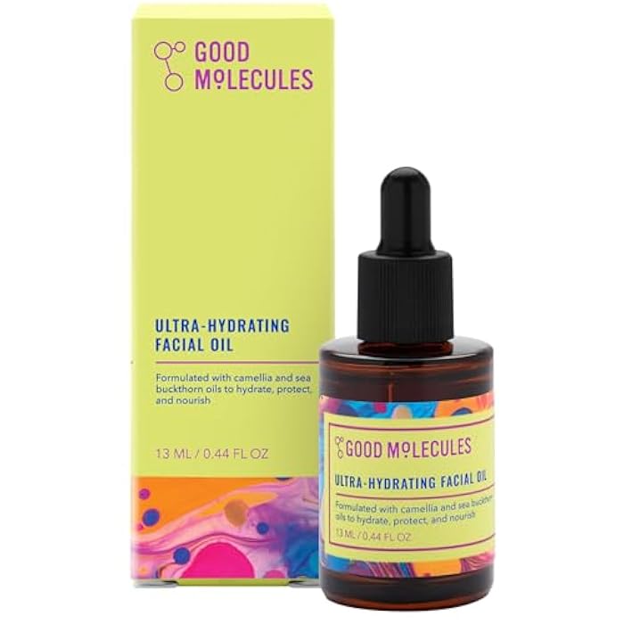 Good Molecules Ultra-Hydrating Facial Oil - Face Moisturizer with Nourishing Sea Buckthorn and Camellia Oils - Hydrating Skin Care for Face - Image 1