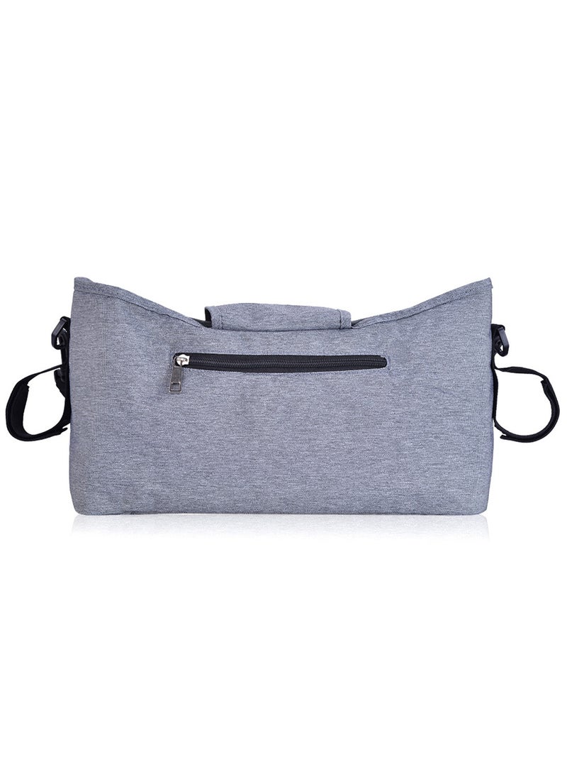Little Story Stroller Diaper Organizer Bag - Grey - Image 4
