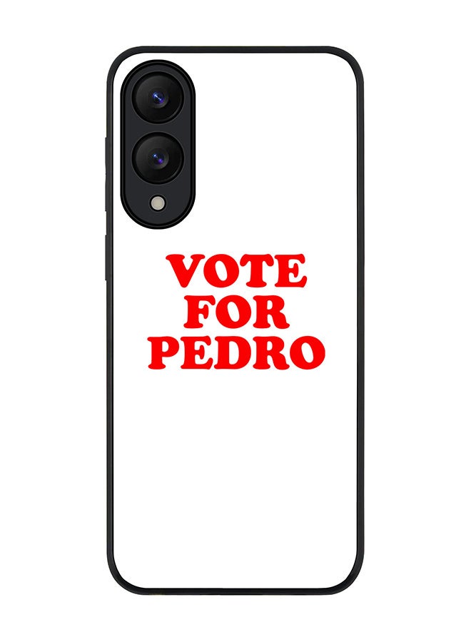 Stylizedd For Samsung Galaxy S25 Edge Case,Slim fit Camera Protection, Shockproof Thin Phone cover  - Vote For Pedro