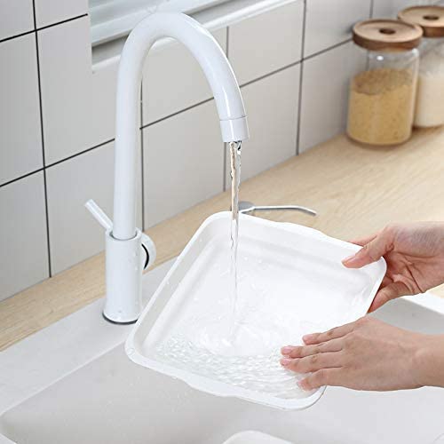 GLOWICK Fruit Vegetables Serving Tray MultiLayer Kitchen Rack Stand Wall Mounted Food Storage Rack Cutlery Utensil Holder Tray Shelf 1Pcs - Image 5