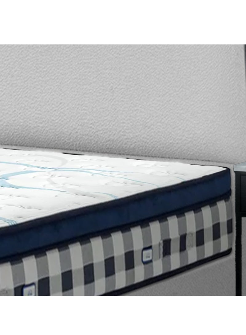 باك كير مرتبة Back Care Harmony الطبية للعناية بالظهر، بنوابض جيبية + طبقة جل سيليكون مبردة، راحة متوسطة الصلابة، قماش مبطن قابل للتنفس ومضاد للبكتيريا، مثالية لدعم العمود الفقري وتخفيف الآلام، عزل للحركة، نظام تهوية طبيعي، مقاس 200x140 سم - Image 4
