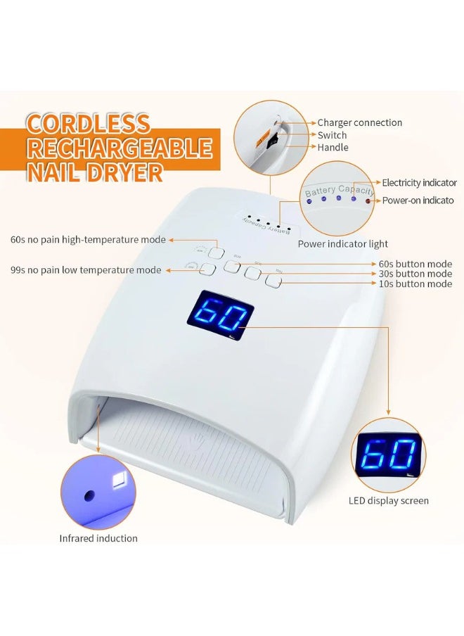 globalstar Globalstar Starliddy Dream UV LED Nail Dryer: Portable and Rechargeable  - Image 2