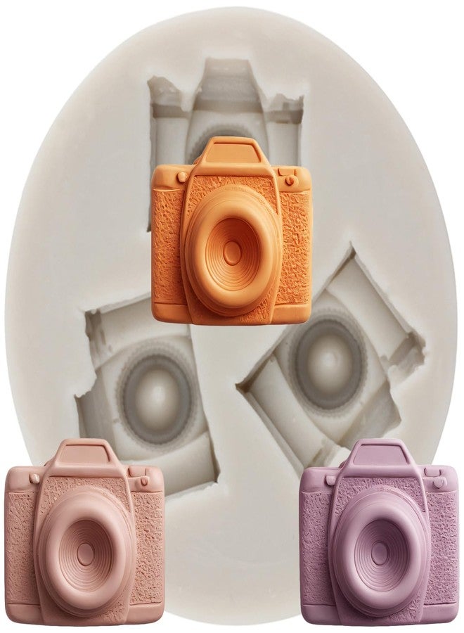 YANQINMS 3D Camera Silicone Chocolate Candy Mold Camera Shaped Fondant Mold For Sugar Cake Decorating Cupcake Topper Gum Paste Polymer Clay - Image 1