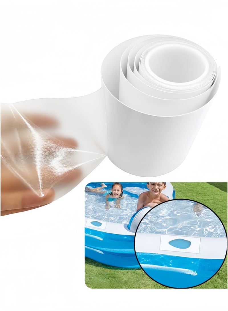 Angola Panda Gardern TPU Pool Patch Repair Kit,Self-Adhesive Inflatable Repair Tape,Inflatable Patch Repair Kit Waterproof, Repair Supply for Swimming Ring Inflatable Tent Canvas Canopy Tubes Air Bed-15CM*1M - Image 1