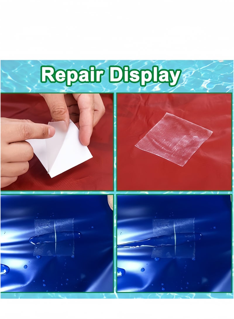 Angola Panda Gardern TPU Pool Patch Repair Kit,Self-Adhesive Inflatable Repair Tape,Inflatable Patch Repair Kit Waterproof, Repair Supply for Swimming Ring Inflatable Tent Canvas Canopy Tubes Air Bed-15CM*1M - Image 4
