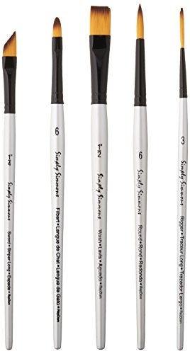 Robert Simmons Daler-Rowney Simply Simmons Paintbrush, White - Image 2
