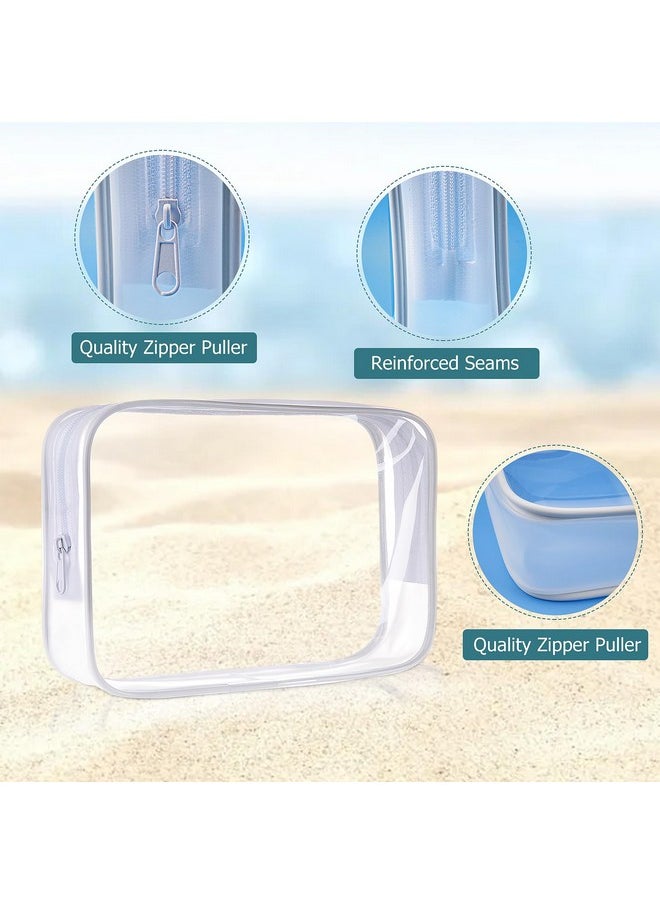 Cosywell - Travel Bottles For Toiletries 4Pcs 3.4Oz Travel Shampoo And Conditioner Bottles Tsa Approved Travel Size Containers Leak Proof Small Plastic Squeeze Bottles With Flip Cap - Image 1