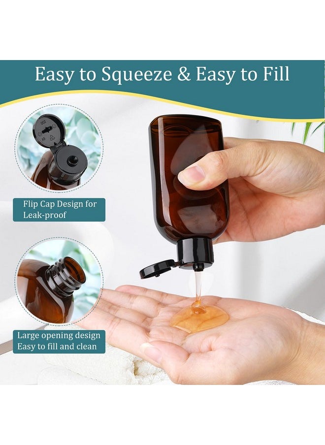 Cosywell - Travel Bottles For Toiletries 4Pcs 3.4Oz Travel Shampoo And Conditioner Bottles Tsa Approved Travel Size Containers Leak Proof Small Plastic Squeeze Bottles With Flip Cap - Image 1