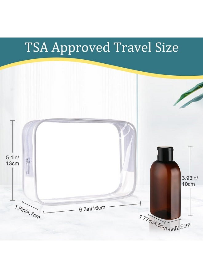 Cosywell - Travel Bottles For Toiletries 4Pcs 3.4Oz Travel Shampoo And Conditioner Bottles Tsa Approved Travel Size Containers Leak Proof Small Plastic Squeeze Bottles With Flip Cap - Image 1